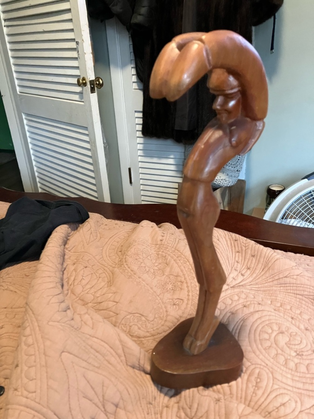 Vintage Hand Carved Wooden Matador